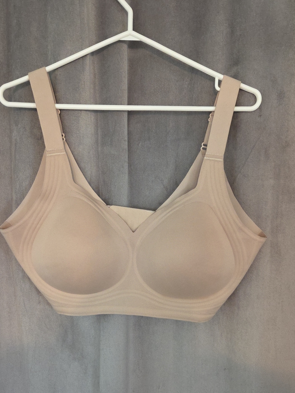 3X Everyday Smooth Comfort Bra in Nude - Wireless Support